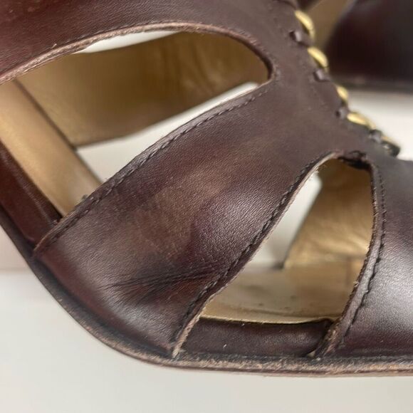 Stuart Weitzman Legroom Caged Leather Gladiator Bootie Sandals 7 - Picture 10 of 15